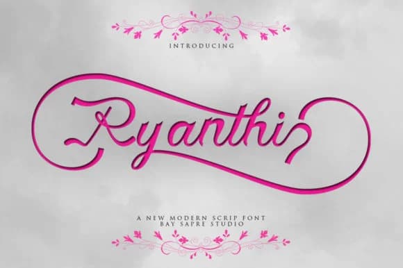 Ryanthi Font by sapre.studio — Script Handwritten Font
