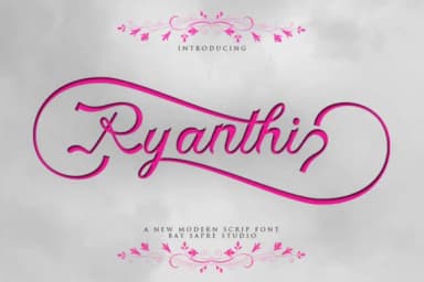 Ryanthi Font by sapre.studio — Script Handwritten Font — thumbnail 1