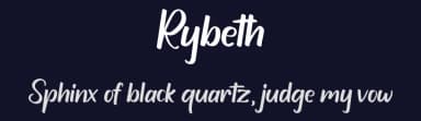 Rybeth by Abas Creative — Script Handwritten Font — thumbnail 2