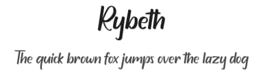 Rybeth by Abas Creative — Script Handwritten Font — thumbnail 1