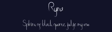 Ryna by Jadatype — Script Handwritten Font — thumbnail 2