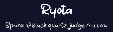 Ryota by Hendra Pratama — Script Handwritten Font — thumbnail 2
