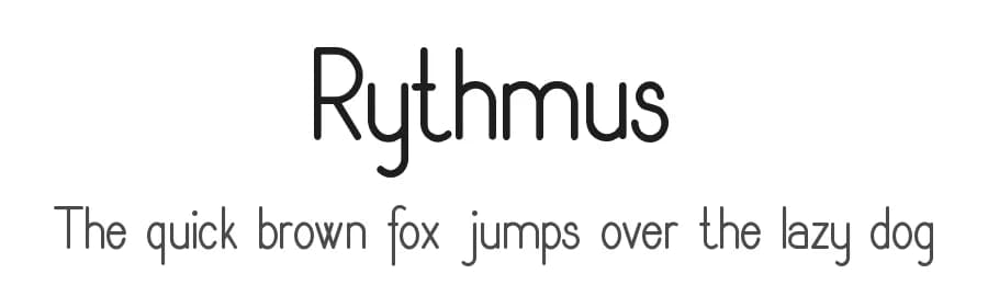Rythmus by Digital Typeface Studio — Sans Serif Font