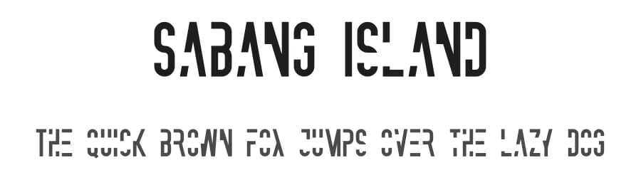 Sabang Island by Graphicfresh — Sans Serif Font