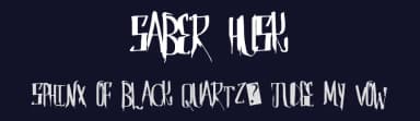 Saber Husk by Xerographer Fonts — Script Handwritten Font — thumbnail 2