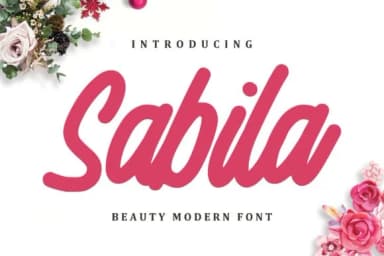 Sabila Font by Ian Mikraz — Script Handwritten Font — thumbnail 1
