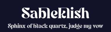 Sableklish by Moka Type Studio — Serif Font — thumbnail 2