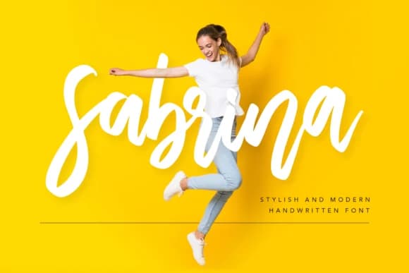 Sabrina Font by peterdraw — Script Handwritten Font
