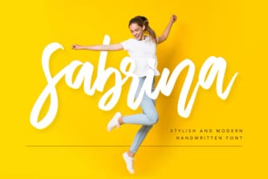 Sabrina Font by peterdraw — Script Handwritten Font — thumbnail 1