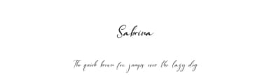 Sabrina by Kong Font — Script Handwritten Font — thumbnail 1