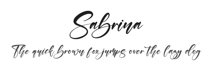 Sabrina by Letterena Studios — Script Handwritten Font