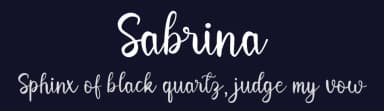 Sabrina by Graphix Line Studio — Script Handwritten Font — thumbnail 2