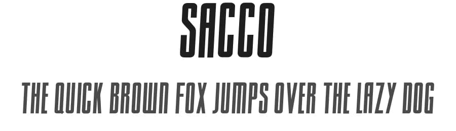Sacco by Blueroom Collective — Sans Serif Font