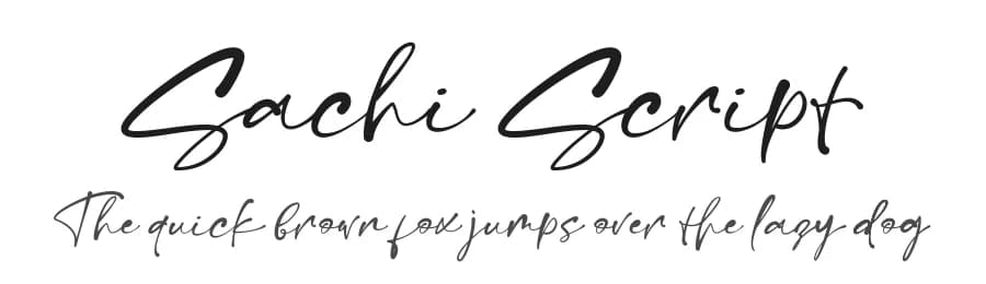Sachi Script by Lemonthe — Script Handwritten Font