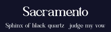 Sacramento by Creatype Studio — Serif Font — thumbnail 2