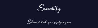 Sacreditty by Garisman Studio — Script Handwritten Font — thumbnail 2