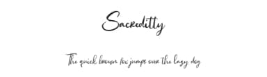 Sacreditty by Garisman Studio — Script Handwritten Font — thumbnail 1