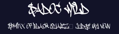Sadoc Wild by B85 — Script Handwritten Font — thumbnail 2