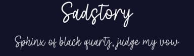 Sadstory by Wahyu Studio — Script Handwritten Font — thumbnail 2