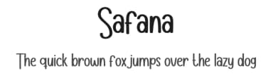 Safana by Andi Moz — Script Handwritten Font — thumbnail 1
