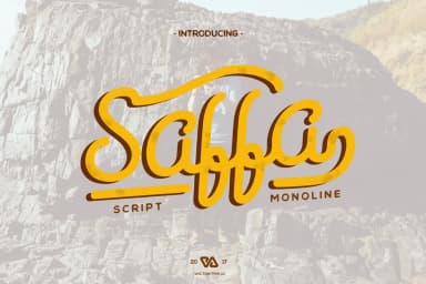 Saffa Font by Viaction Type.Co — Script Handwritten Font — thumbnail 1