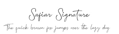 Safiar Signature by PutraCetol Studio — Script Handwritten Font — thumbnail 1