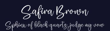 Safira Brown by Perspectype Studio - Letterena.com — Script Handwritten Font — thumbnail 2