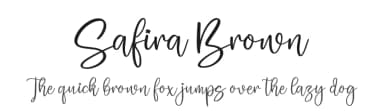 Safira Brown by Perspectype Studio - Letterena.com — Script Handwritten Font — thumbnail 1