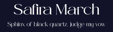 Safira March by Din Studio — Serif Font — thumbnail 2