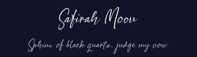 Safirah Moon by Silverdav Studio — Script Handwritten Font — thumbnail 2