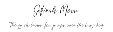 Safirah Moon by Silverdav Studio — Script Handwritten Font — thumbnail 1
