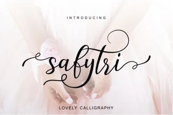 Safytri Font by syakaltype — Script Handwritten Font