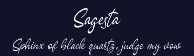 Sagesta by Blankids — Script Handwritten Font — thumbnail 2