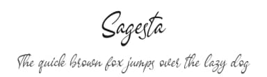 Sagesta by Blankids — Script Handwritten Font — thumbnail 1