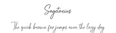 Sagetarius by Ramli Setiadi — Script Handwritten Font — thumbnail 1