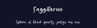 Saggitarius by Kong Font — Script Handwritten Font — thumbnail 2
