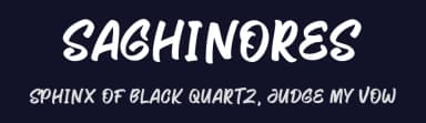 Saghinores by Arif Dwi — Script Handwritten Font — thumbnail 2