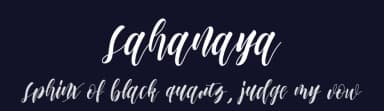 Sahanaya by Fanastudio — Script Handwritten Font — thumbnail 2
