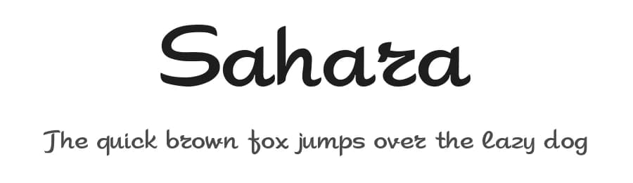 Sahara by Mario Arturo — Script Handwritten Font