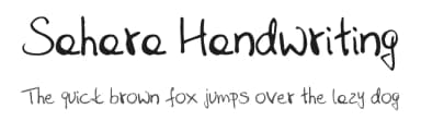 Sahara Handwriting by Sahara — Script Handwritten Font — thumbnail 1
