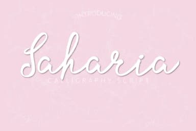 Saharia Font by Mozyen Studio — Script Handwritten Font — thumbnail 1