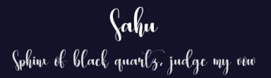 Sahu by Scratchones — Script Handwritten Font — thumbnail 2