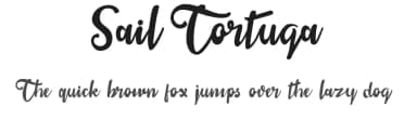 Sail Tortuga by Sigit Nur Wicaksono — Script Handwritten Font — thumbnail 1