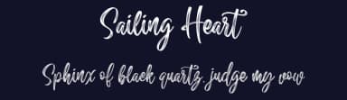 Sailing Heart by Din Studio — Script Handwritten Font — thumbnail 2