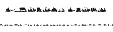 Sailing Ships by Glyphcraft — Dingbats Font — thumbnail 1