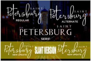 Saint Petersburg Duo Font by Haksen — Script Handwritten Font — thumbnail 1