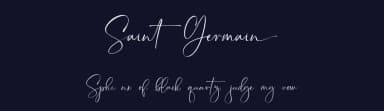 Saint Germain by Fikryal studio — Script Handwritten Font — thumbnail 2