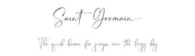 Saint Germain by Fikryal studio — Script Handwritten Font — thumbnail 1