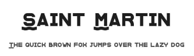 Saint Martin by Mohammad Arafin — Sans Serif Font — thumbnail 1