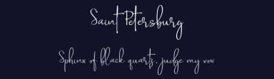 Saint Petersburg by Haksen Studio — Script Handwritten Font — thumbnail 2